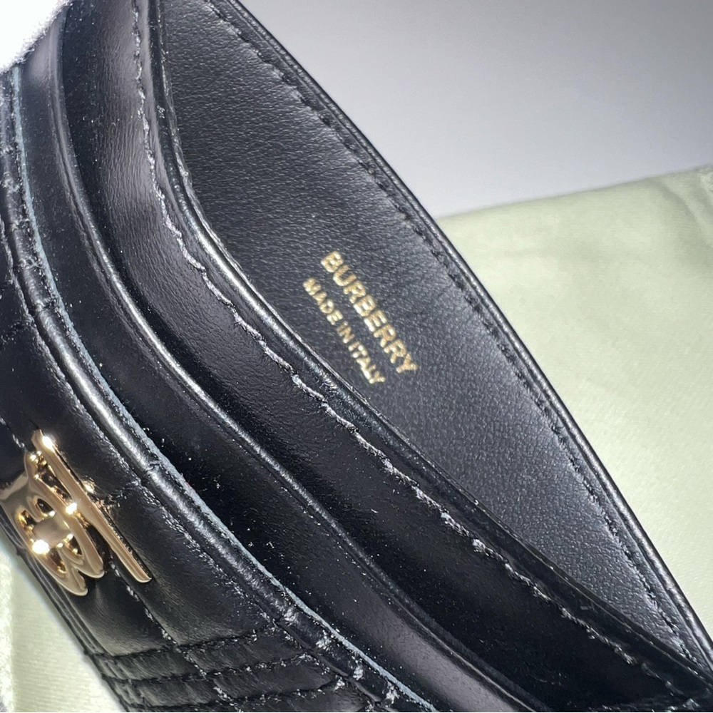 NWT Quilted Leather Card Case - Picture 6 of 7